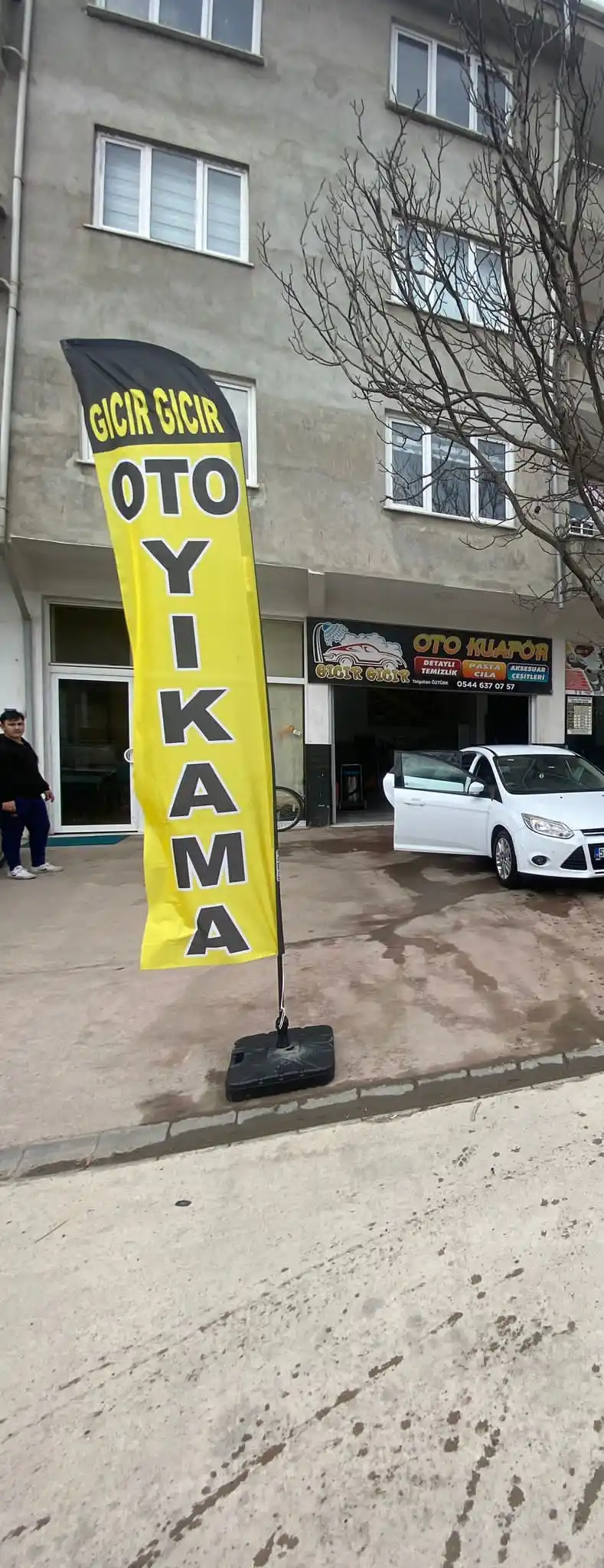 Oto Yıkama Olta Bayrağı-3