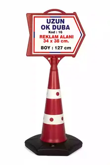 Reklam Alanı: 37x38 cm
 Boy: 127 cm